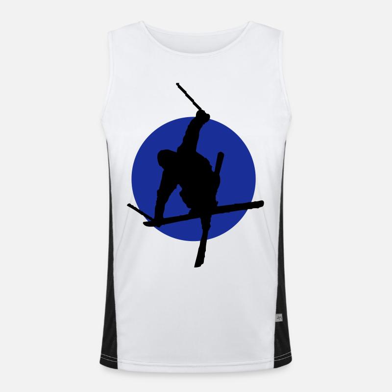 Ski freestyle icon Men's Functional Contrast Tank Top 