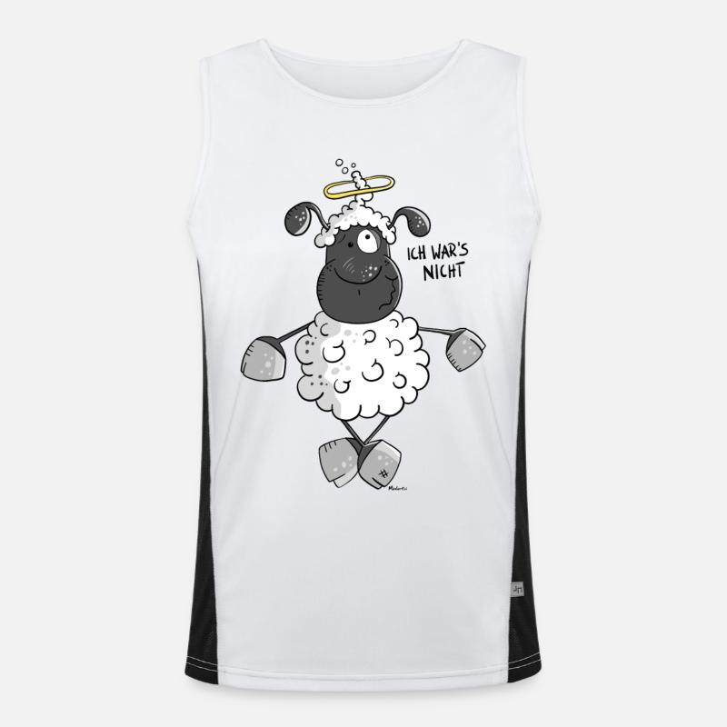 Unschuldslamm Funktionelles Kontrast-Tank Top für Männer 