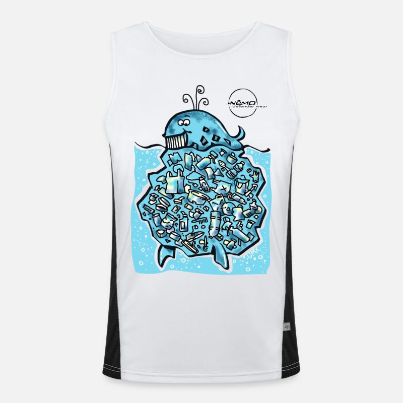 WhaleBerg by . Nemo Men's Functional Contrast Tank Top 