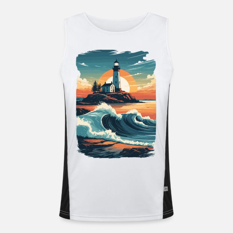 Lighthouse Men's Functional Contrast Tank Top 