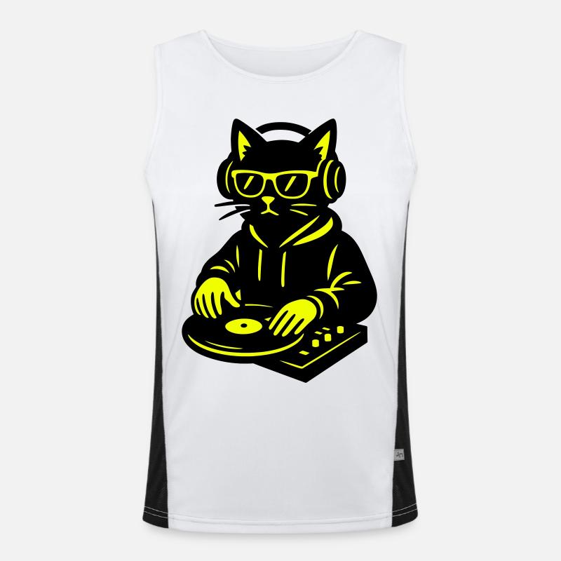 DJ Cat Men's Functional Contrast Tank Top 
