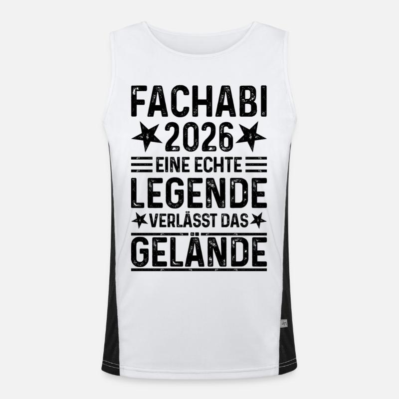 Fachabi 2026: A legend leaves the site Men's Functional Contrast Tank Top 