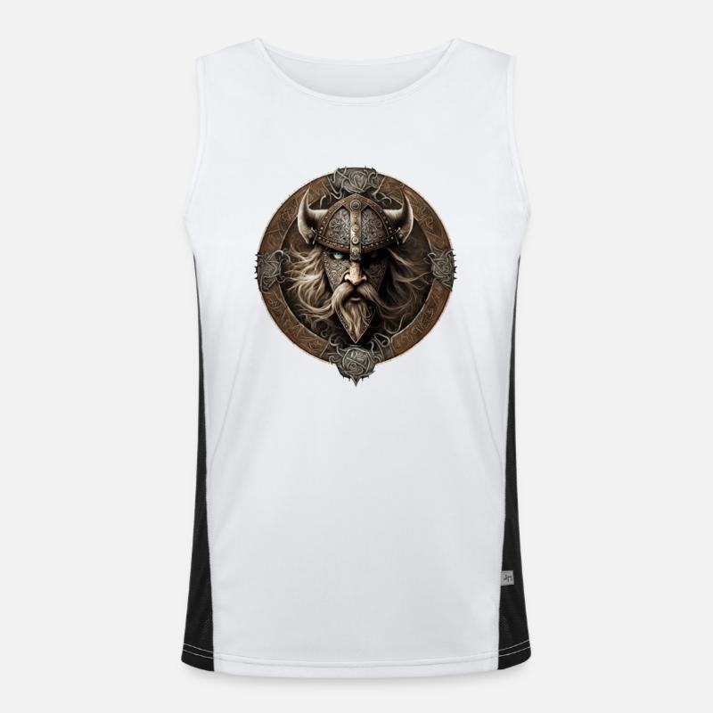 Viking Warrior Viking Age Débardeur respirant contrasté Homme 