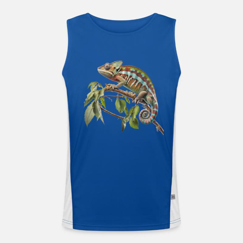 Der Chamäleon-Look Funktionelles Kontrast-Tank Top für Männer 