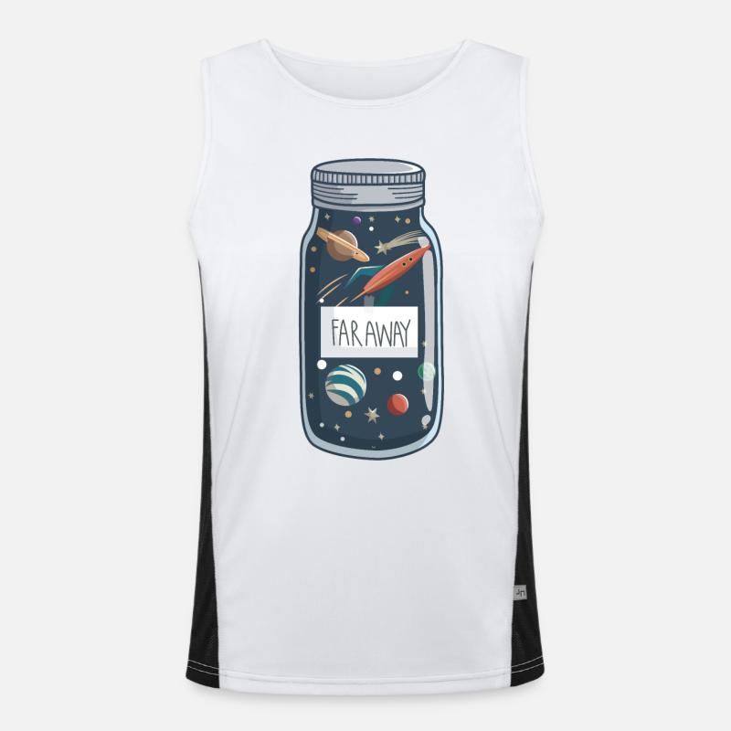 Space in a can Men's Functional Contrast Tank Top 