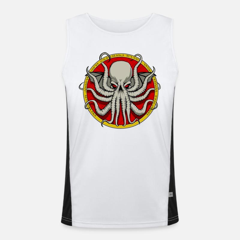 Cthulhu Sigil Men's Functional Contrast Tank Top 