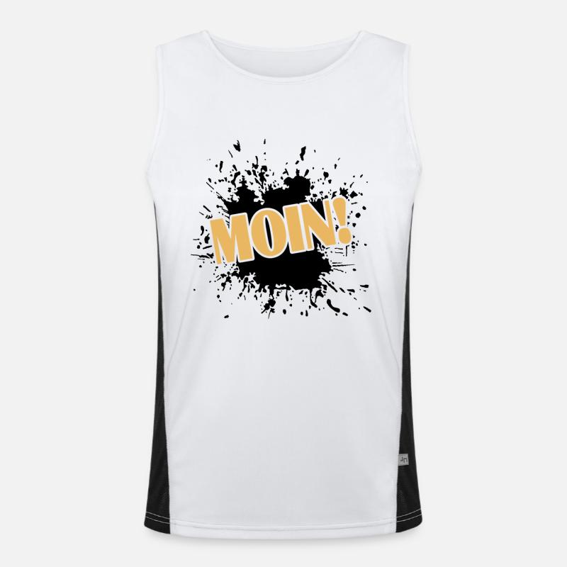 Moin Funktionelles Kontrast-Tank Top für Männer 