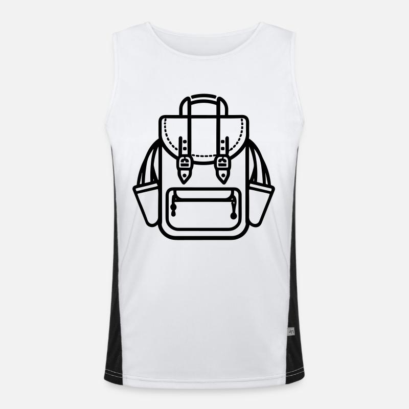 Rucksack Funktionelles Kontrast-Tank Top für Männer 