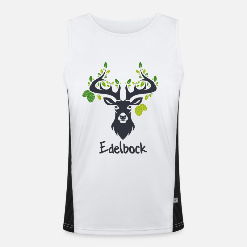 edelbock Funktionelles Kontrast-Tank Top für Männer 