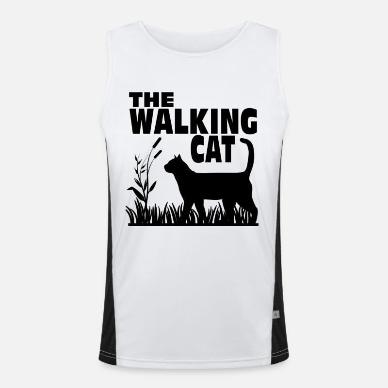The Walking Cat - Chat - Chat Débardeur respirant contrasté Homme 