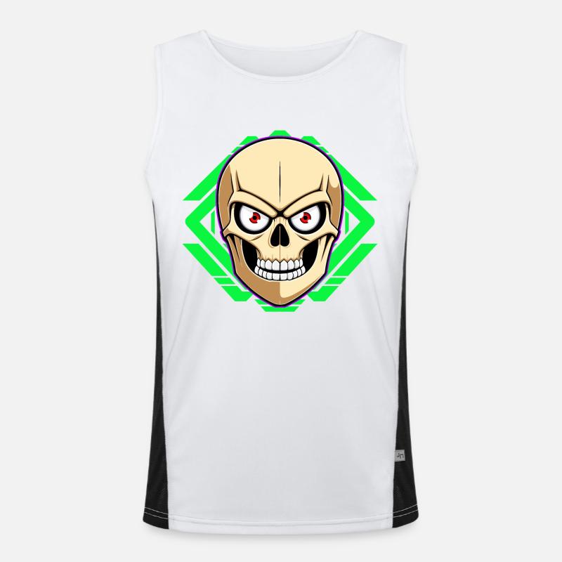 Skull Men's Functional Contrast Tank Top 