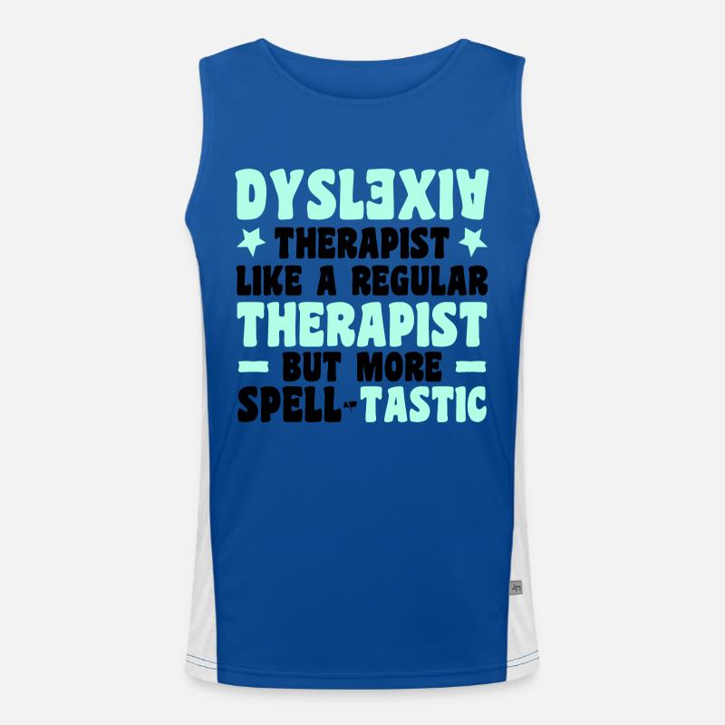 Dyslexia Men's Functional Contrast Tank Top 
