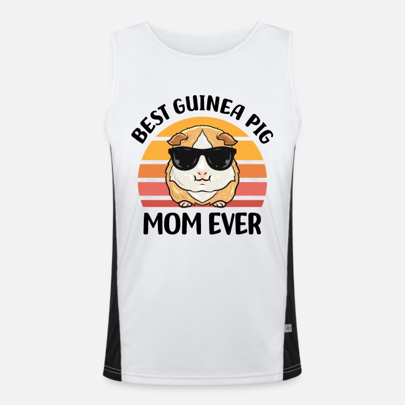 guinea pig Men's Functional Contrast Tank Top 