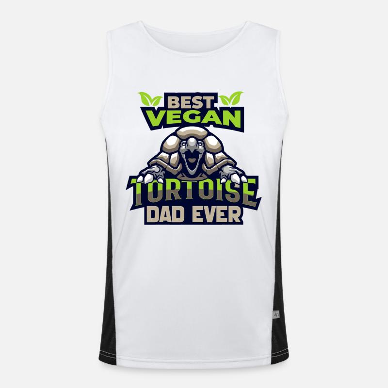 Schildkröte Funktionelles Kontrast-Tank Top für Männer 