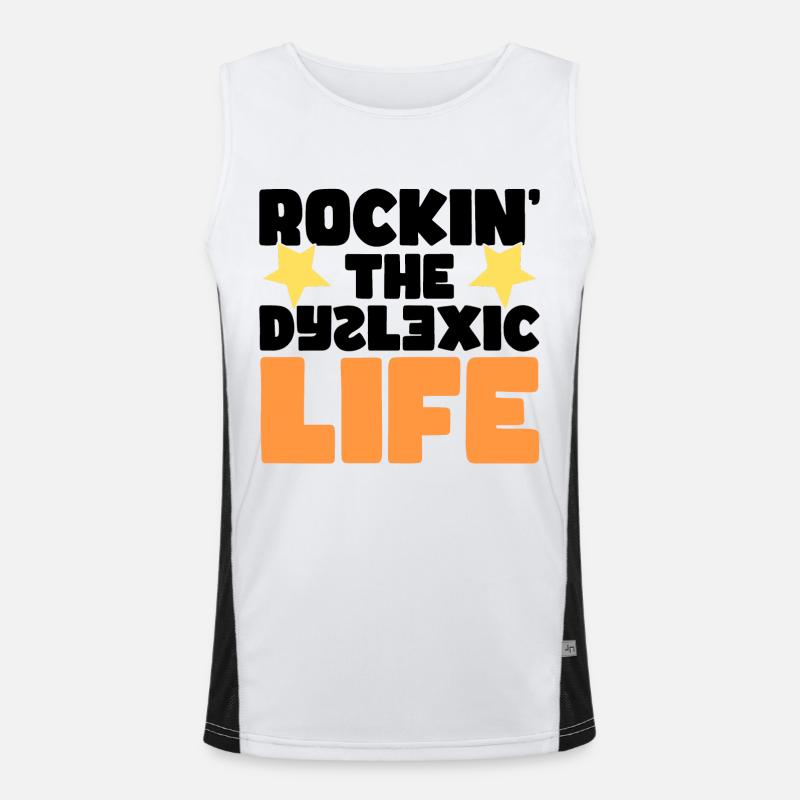 Dyslexia Men's Functional Contrast Tank Top 