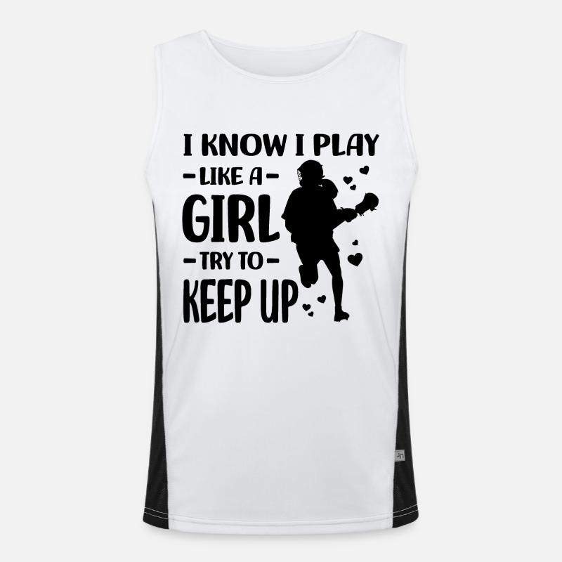 Lacrosse Funktionelles Kontrast-Tank Top für Männer 