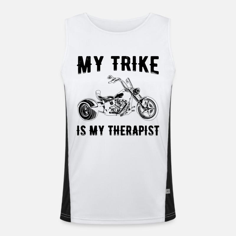 Trike Sayings Men's Functional Contrast Tank Top 