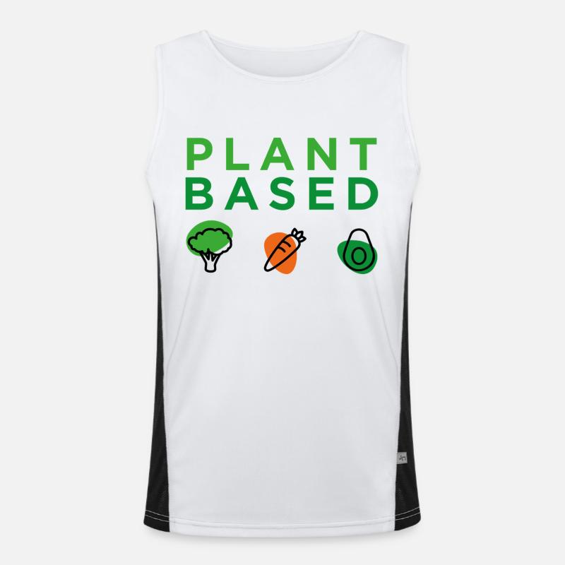 À base de plantes Débardeur respirant contrasté Homme 