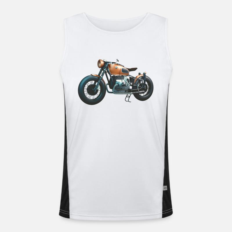 motorcycle Men's Functional Contrast Tank Top 
