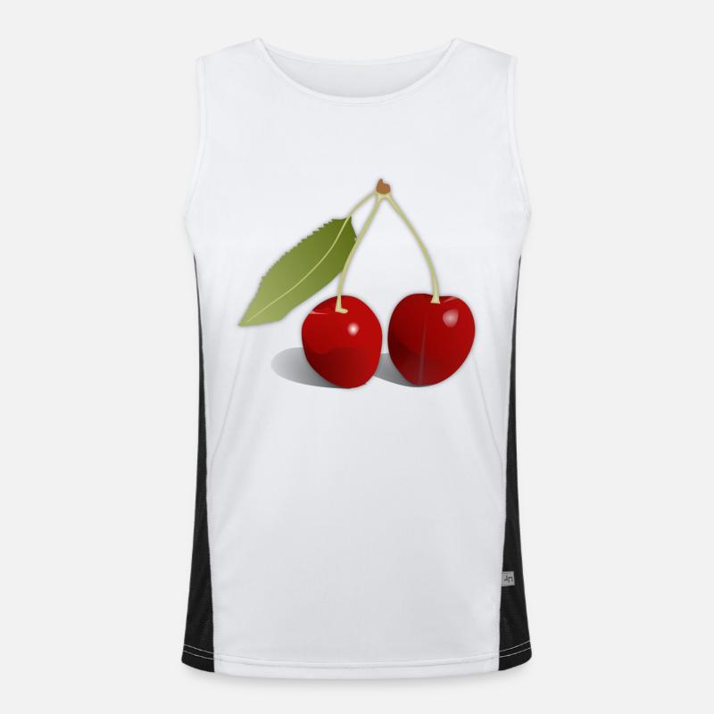 Cerises Débardeur respirant contrasté Homme 