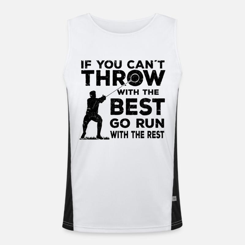 Lancer de marteau Débardeur respirant contrasté Homme 