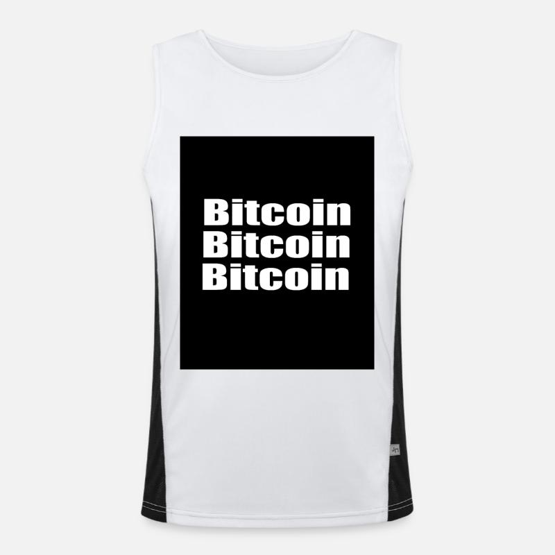 BITCOIN BITCOIN BITCOIN Débardeur respirant contrasté Homme 