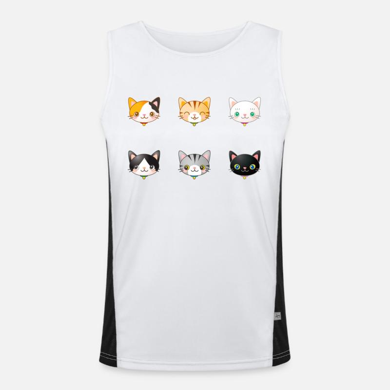 cats Men's Functional Contrast Tank Top 