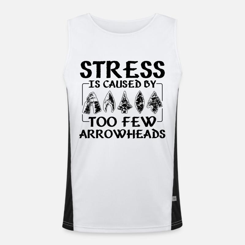 Collecter les pointes de flèche Débardeur respirant contrasté Homme 