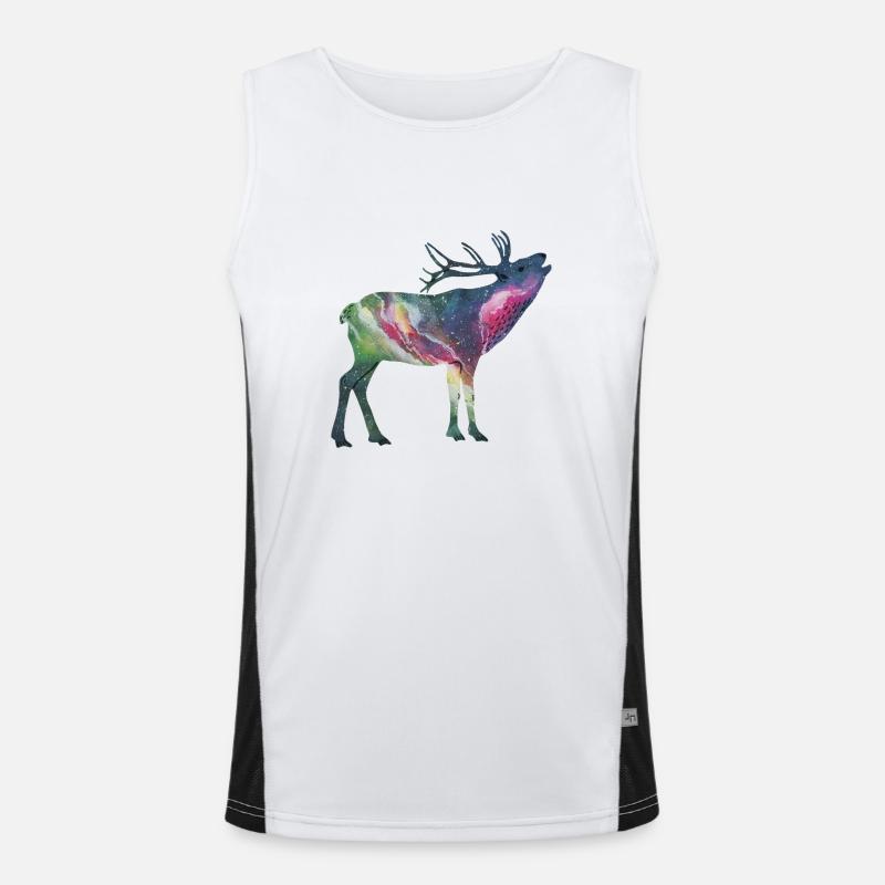 Space deer Men's Functional Contrast Tank Top 