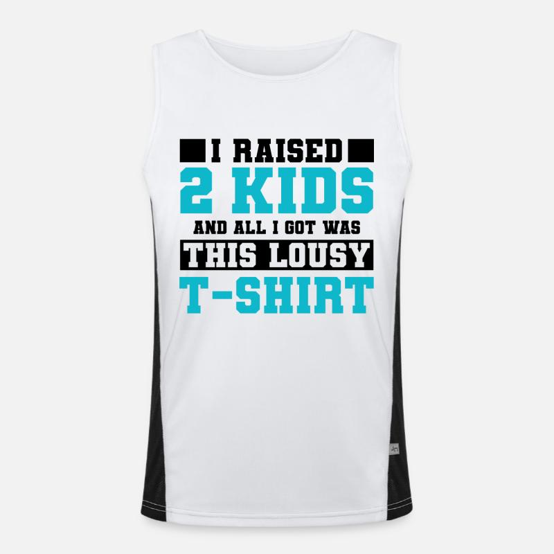 Muttertag Funktionelles Kontrast-Tank Top für Männer 