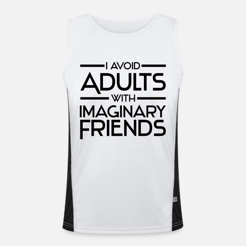 Atheismus Funktionelles Kontrast-Tank Top für Männer 