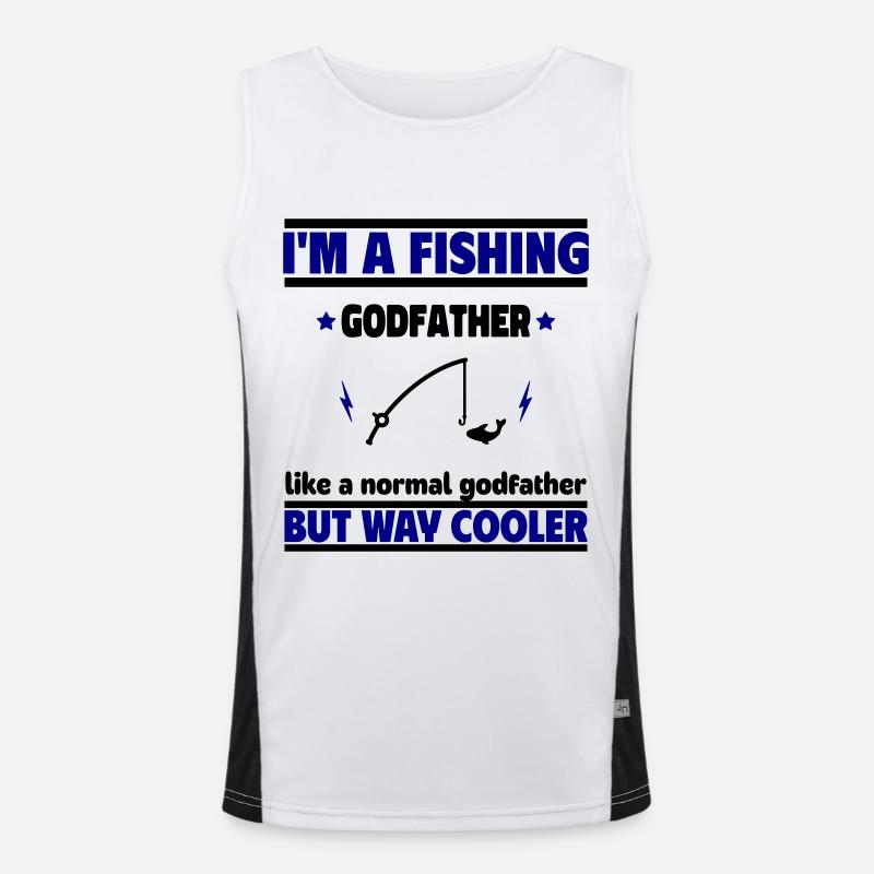 Patenonkel Angler: Viel cooler als ein normaler Funktionelles Kontrast-Tank Top für Männer 