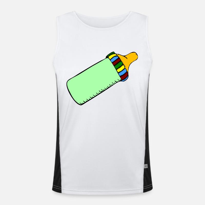 bottle Men's Functional Contrast Tank Top 