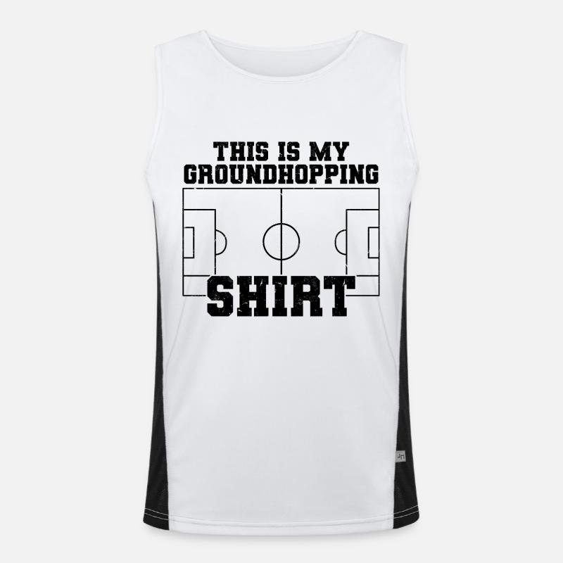 Groundhopping Funktionelles Kontrast-Tank Top für Männer 