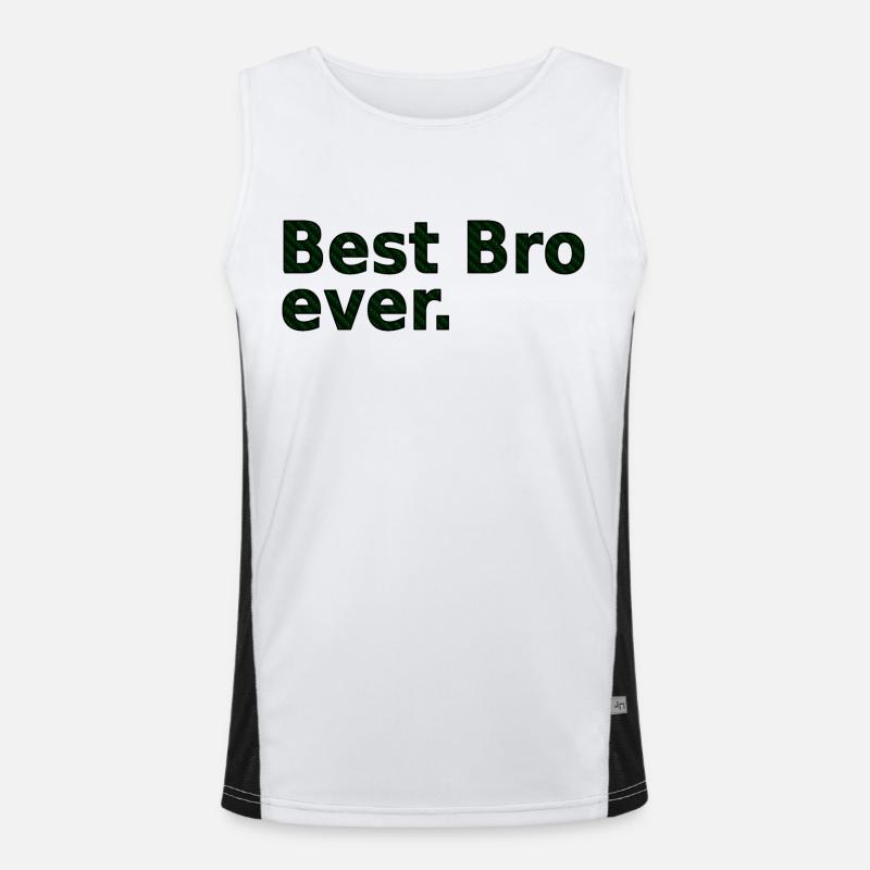 BestBroGreen Funktionelles Kontrast-Tank Top für Männer 