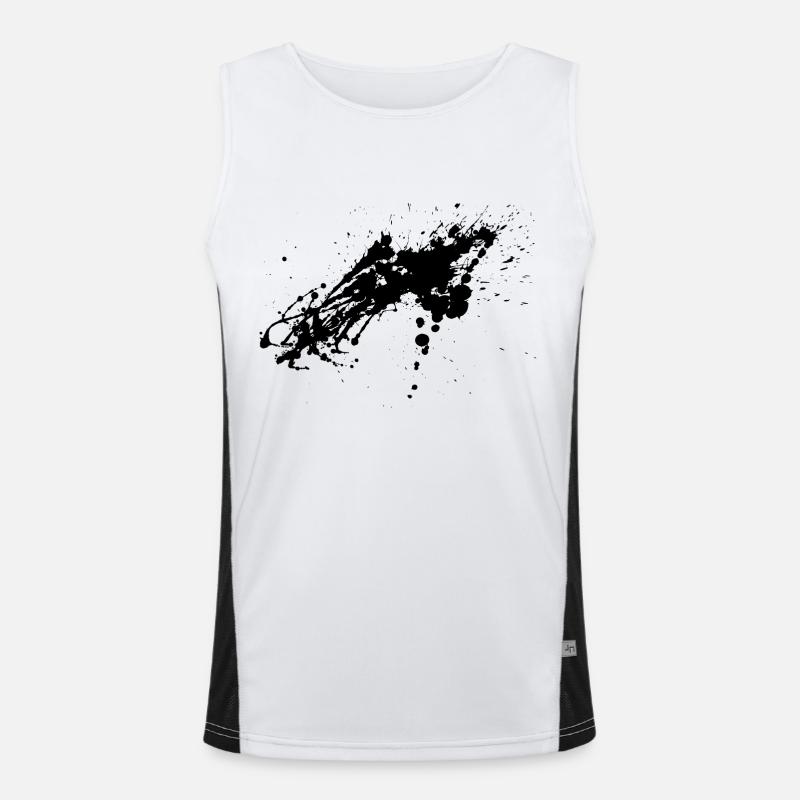 Splatter 2 Débardeur respirant contrasté Homme 