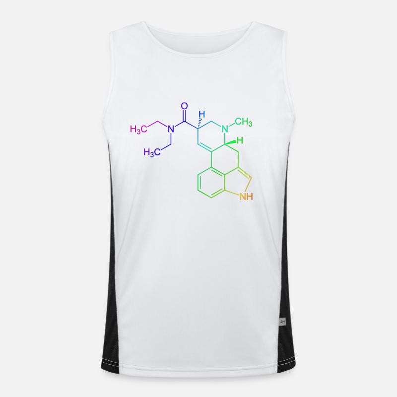 LSD en couleur Débardeur respirant contrasté Homme 