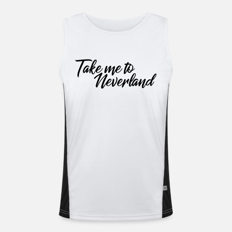 Emmenez-moi à Neverland Débardeur respirant contrasté Homme 