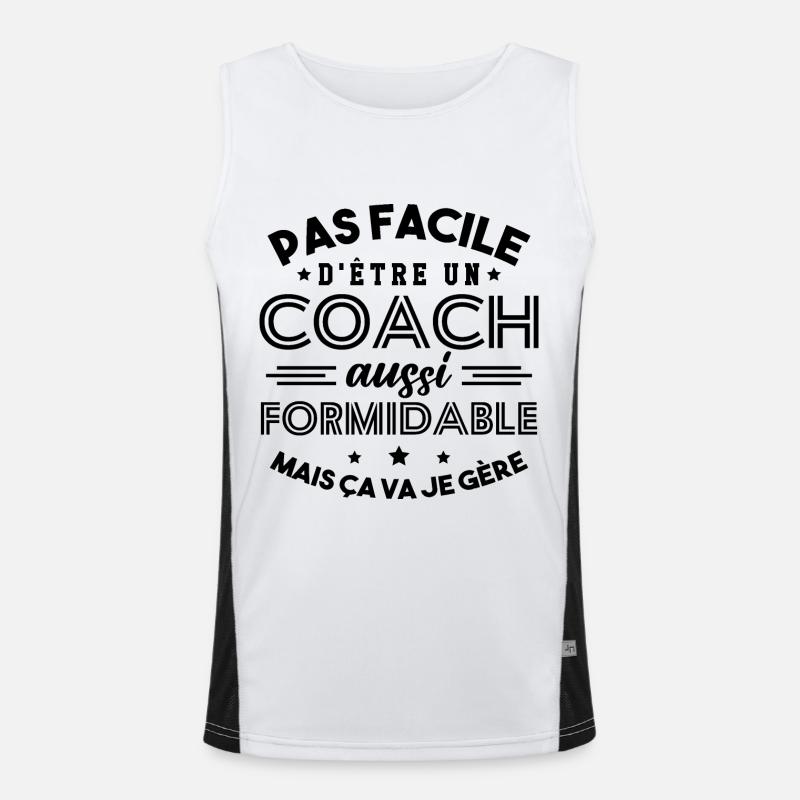 Cadeau Formidable pour Coach Formidable Débardeur respirant contrasté Homme 