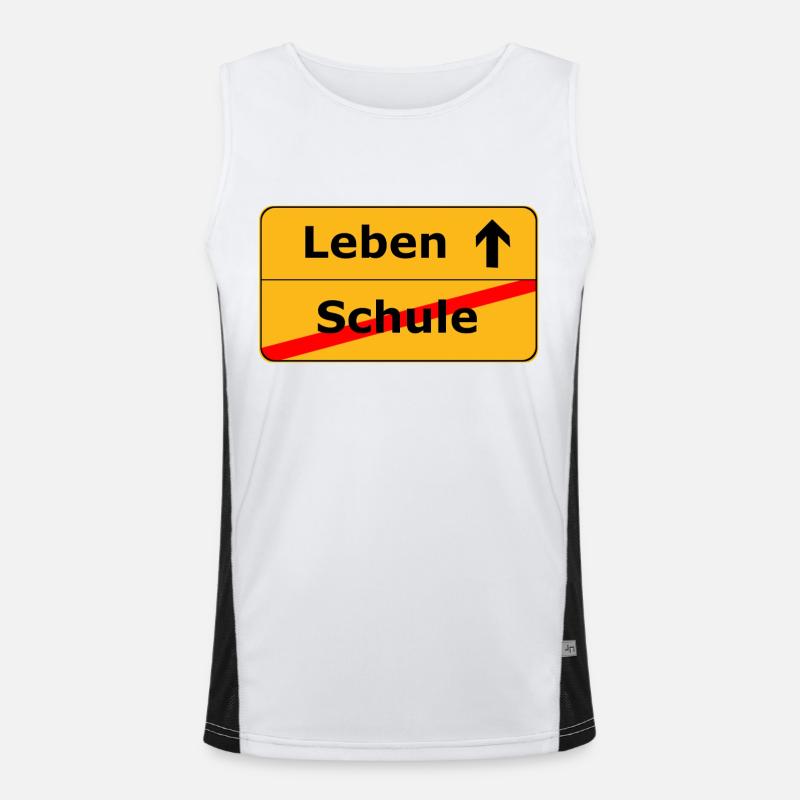 Life after school Men's Functional Contrast Tank Top 