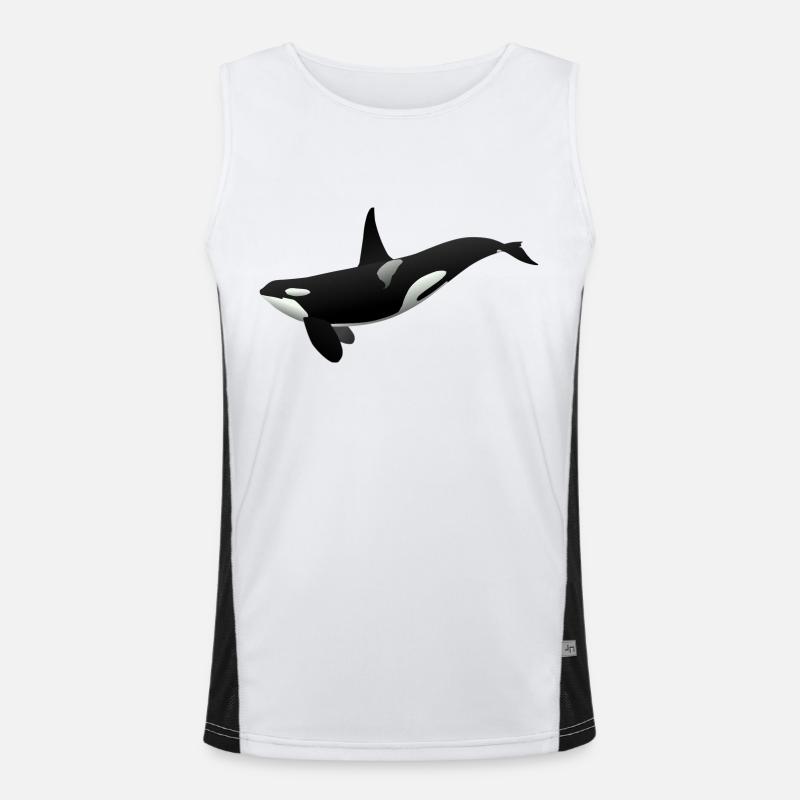 Orca Funktionelles Kontrast-Tank Top für Männer 