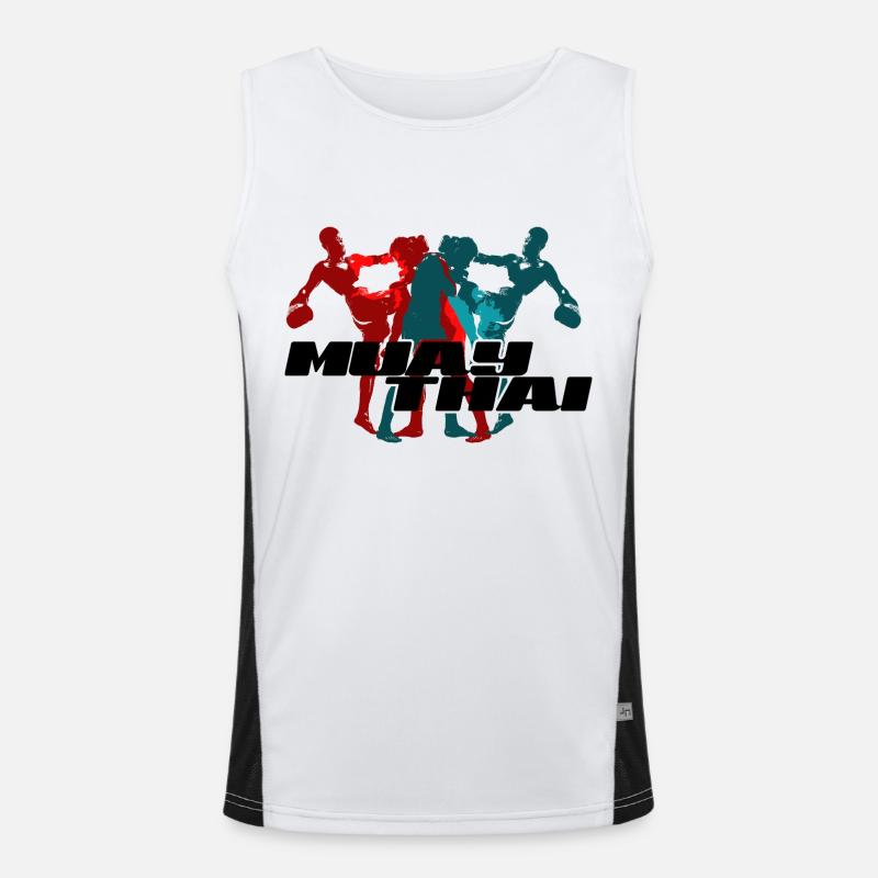 Muay Thai Funktionelles Kontrast-Tank Top für Männer 
