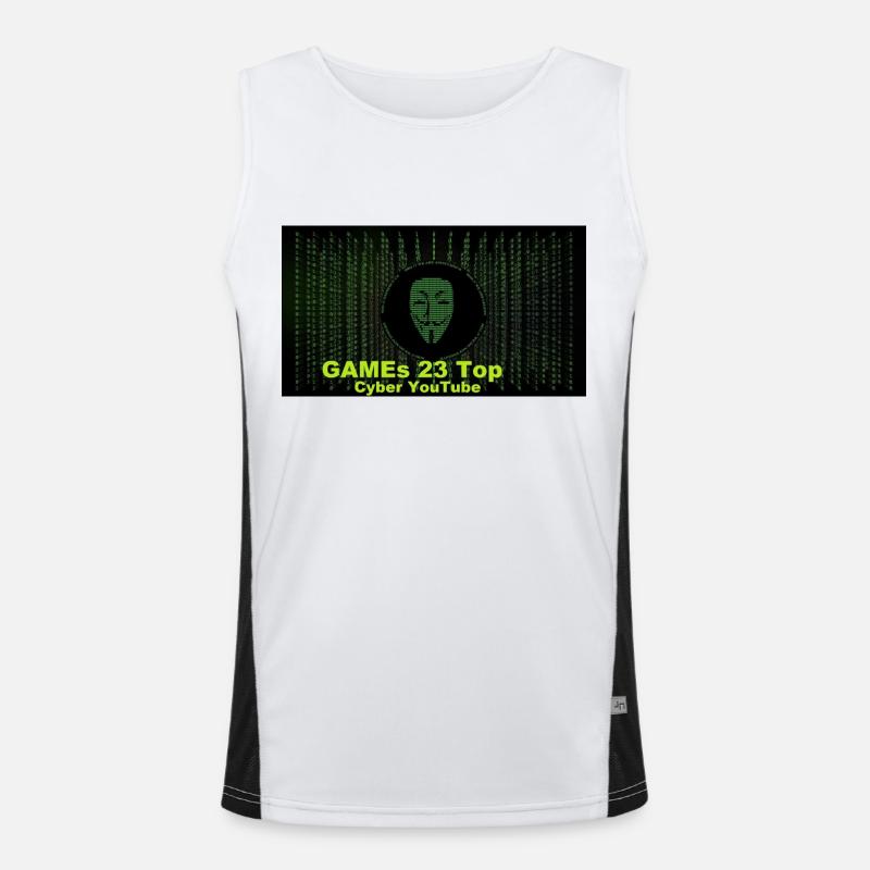 hackerGame Men's Functional Contrast Tank Top 
