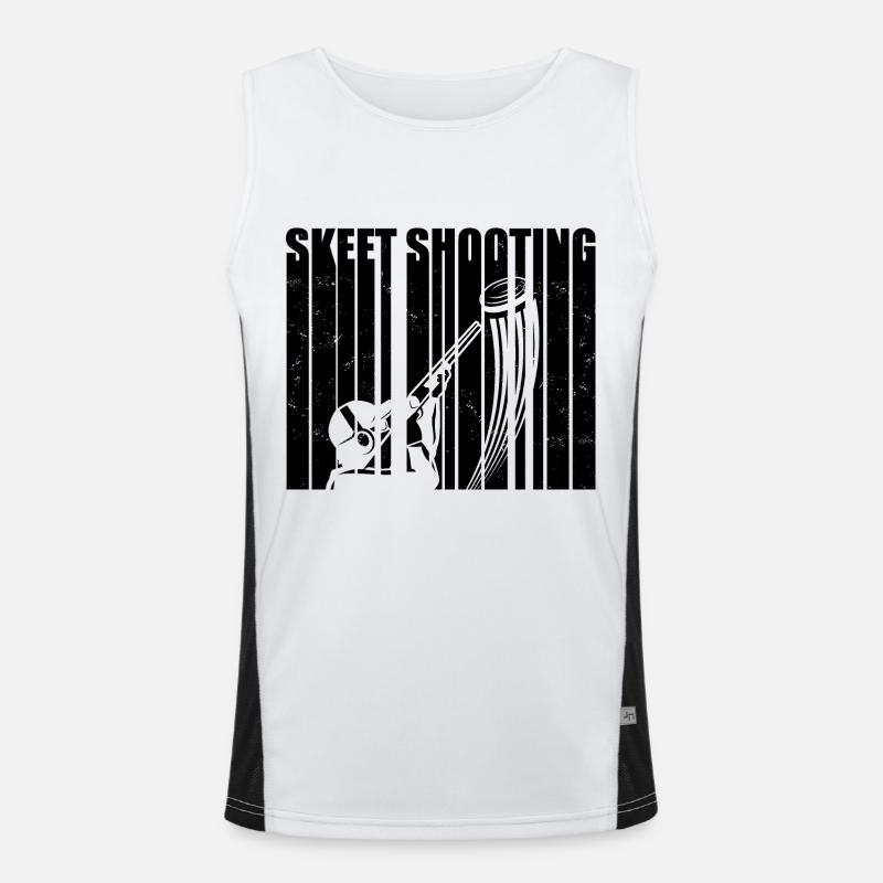 Tir au skeet Débardeur respirant contrasté Homme 
