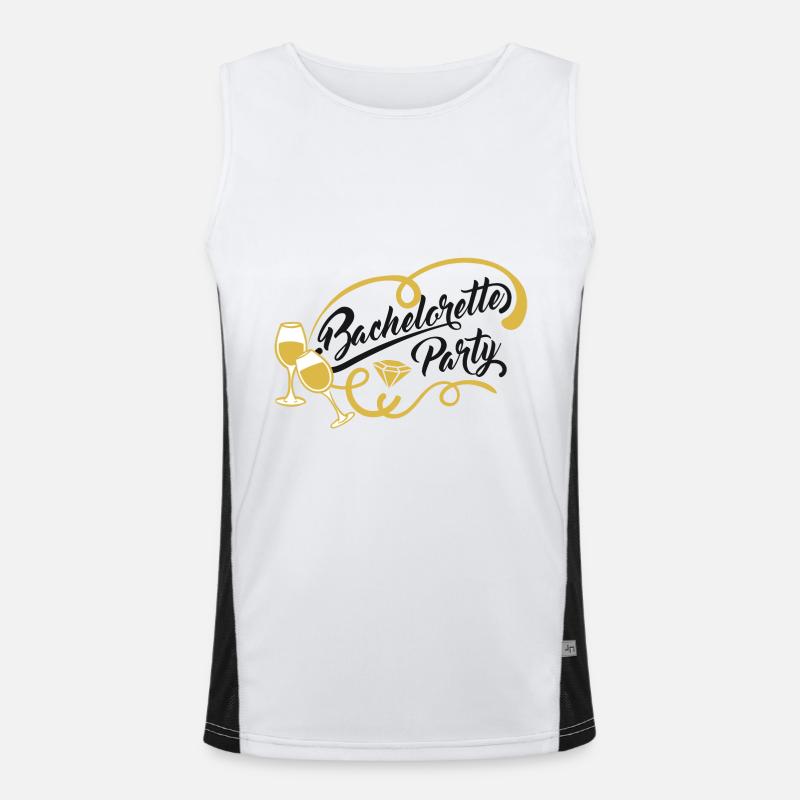 Bachelorette party Men's Functional Contrast Tank Top 