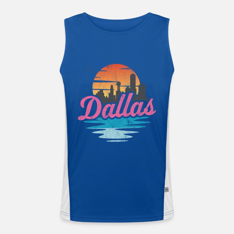 Ville de Dallas Débardeur respirant contrasté Homme 