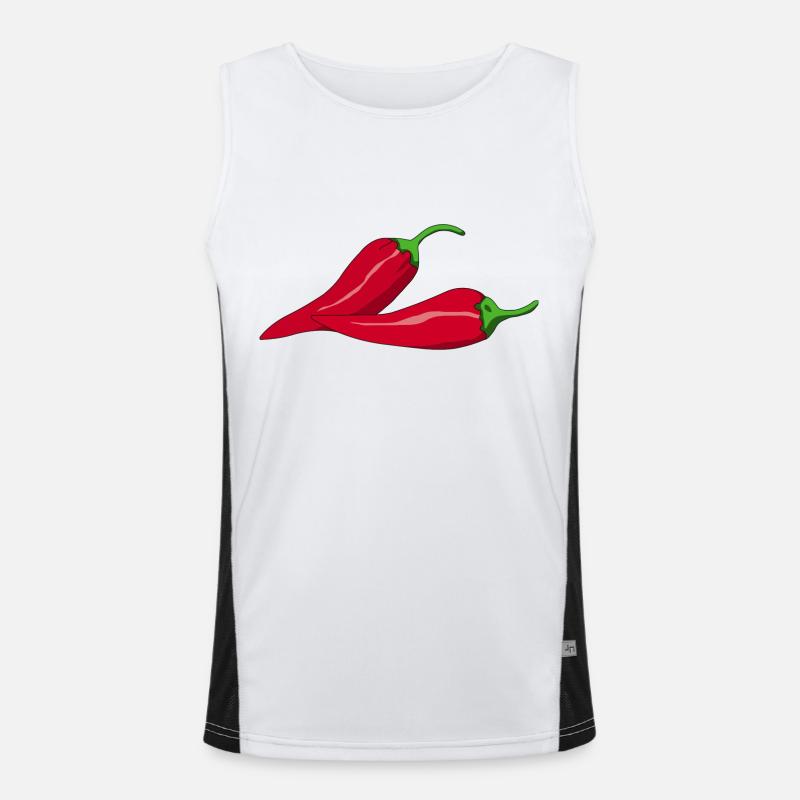 Chilli Funktionelles Kontrast-Tank Top für Männer 