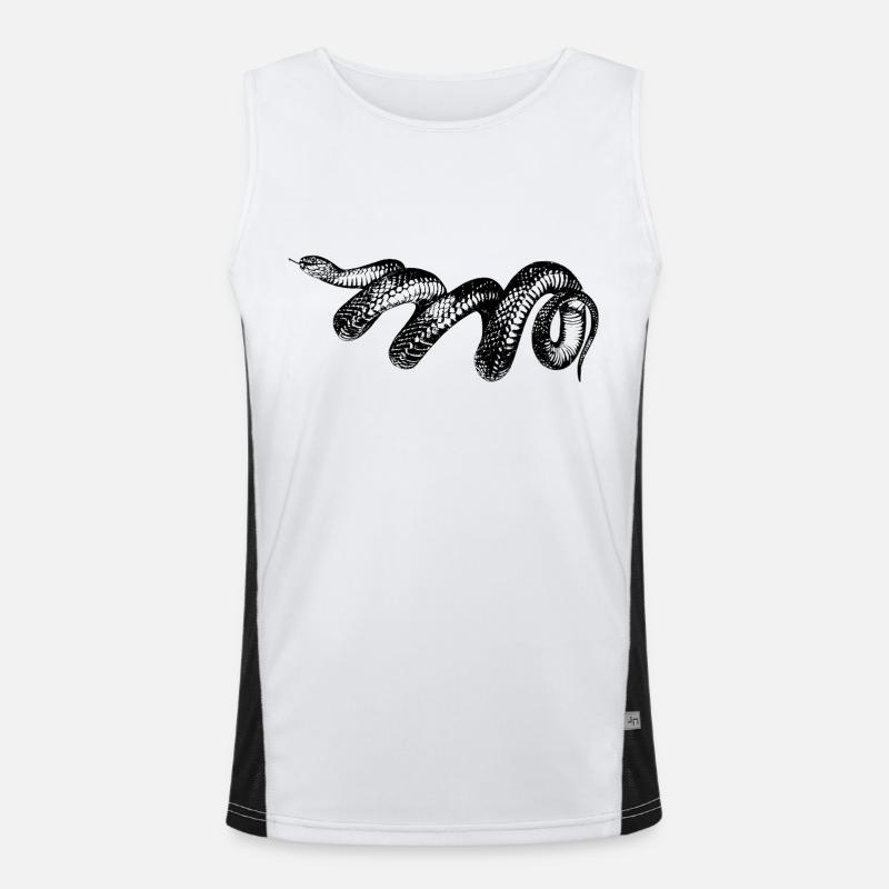 serpent Débardeur respirant contrasté Homme 