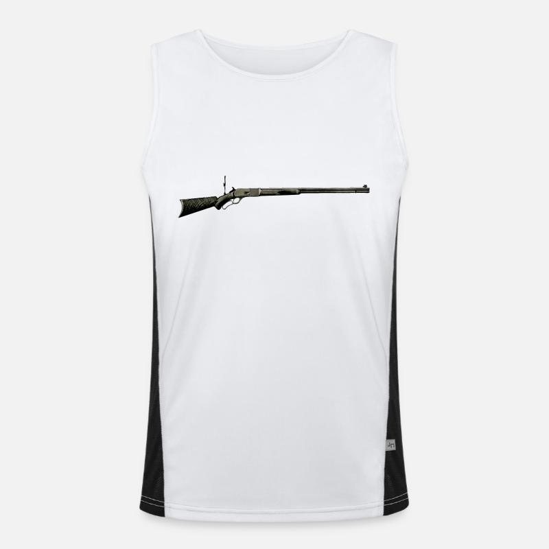 Waffe Funktionelles Kontrast-Tank Top für Männer 