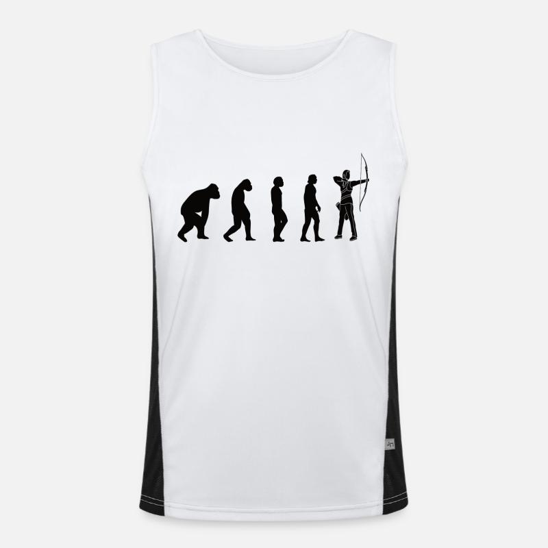 Tir à l’arc de l’évolution de l’arc tir à l’arc Débardeur respirant contrasté Homme 